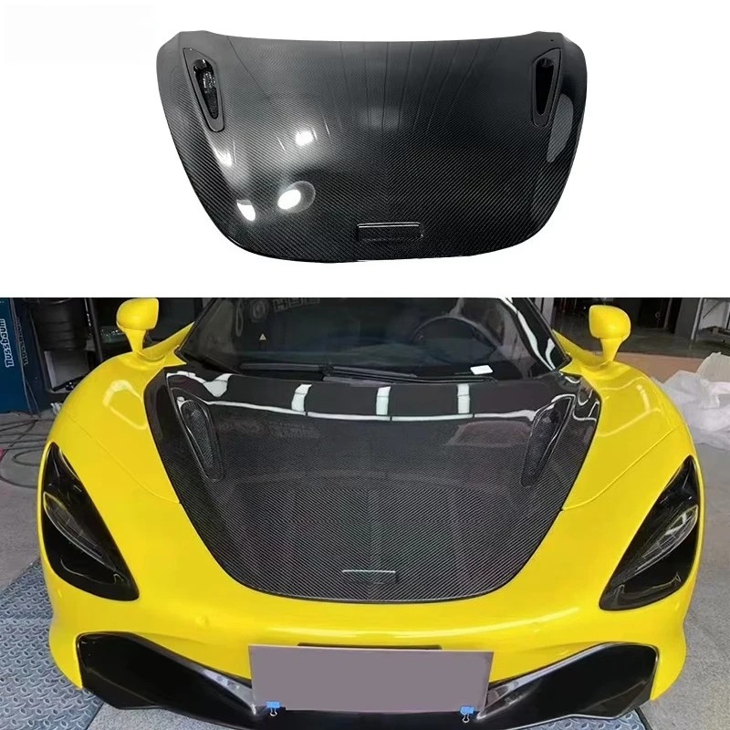 High Quality OEM Style Carbon Fiber Hood Bodykit Front Bonnet Excellent Fitment for  720S